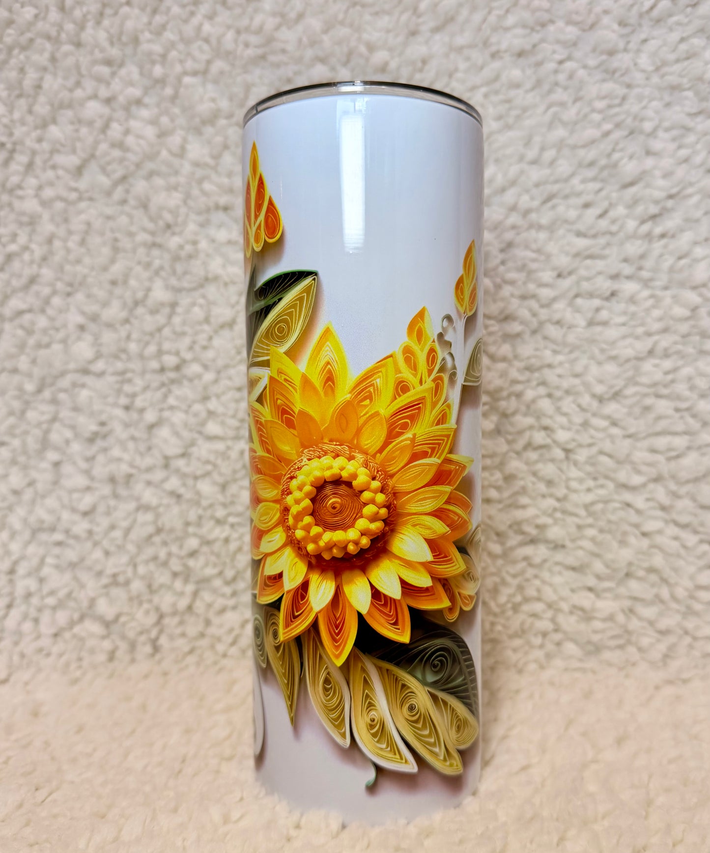 Sunflower Swirl 20oz Tumbler