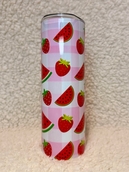 Strawberry & Watermelon Tumbler