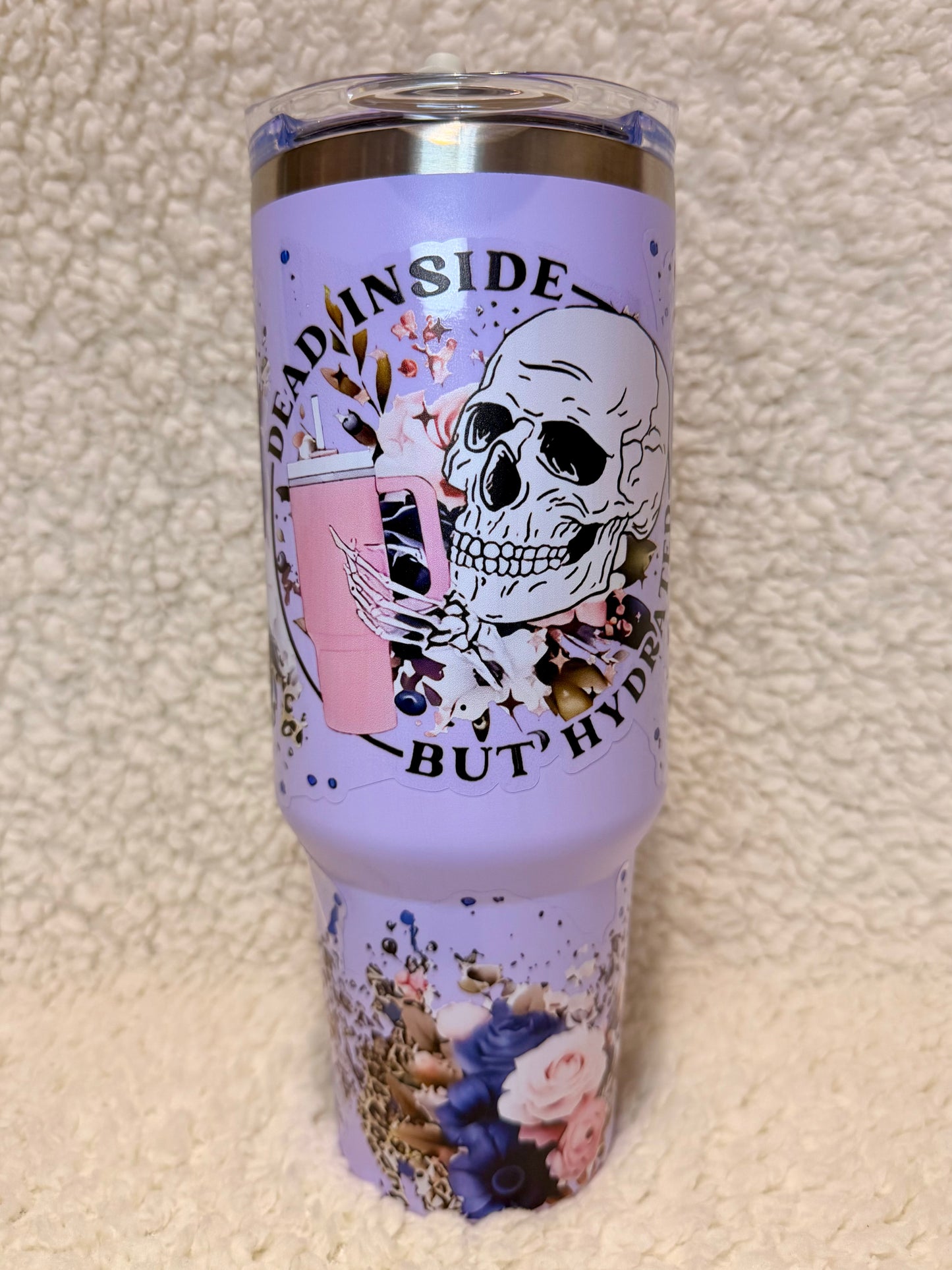 Dead Inside But Hydrated 40oz Tumbler
