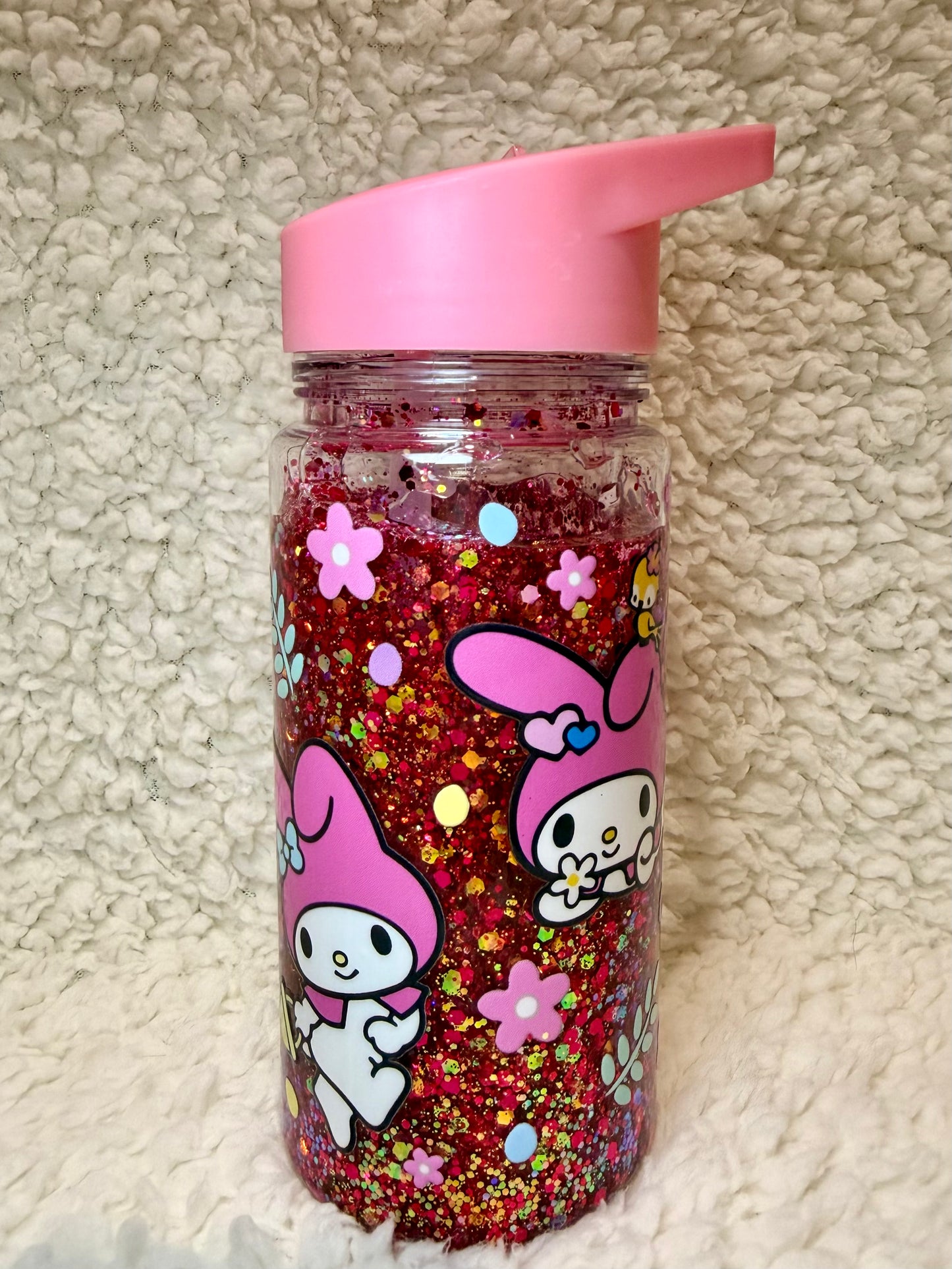 Perfectly Imperfect My Melody Snow Globe Drink Bottle