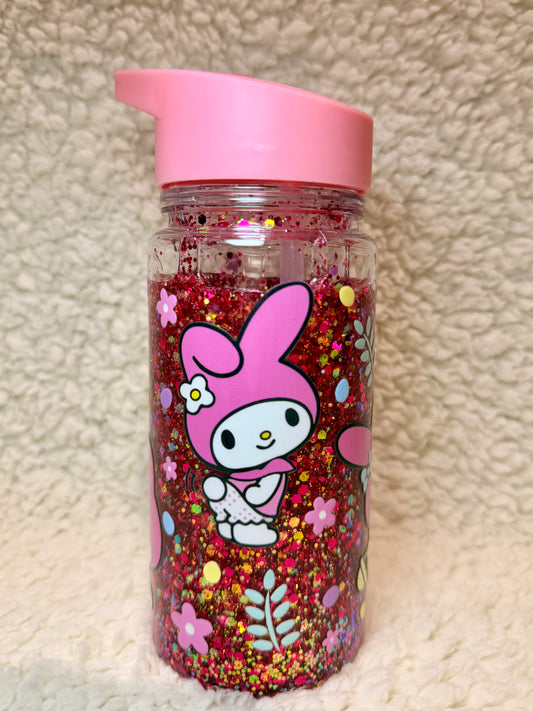 Perfectly Imperfect My Melody Snow Globe Drink Bottle