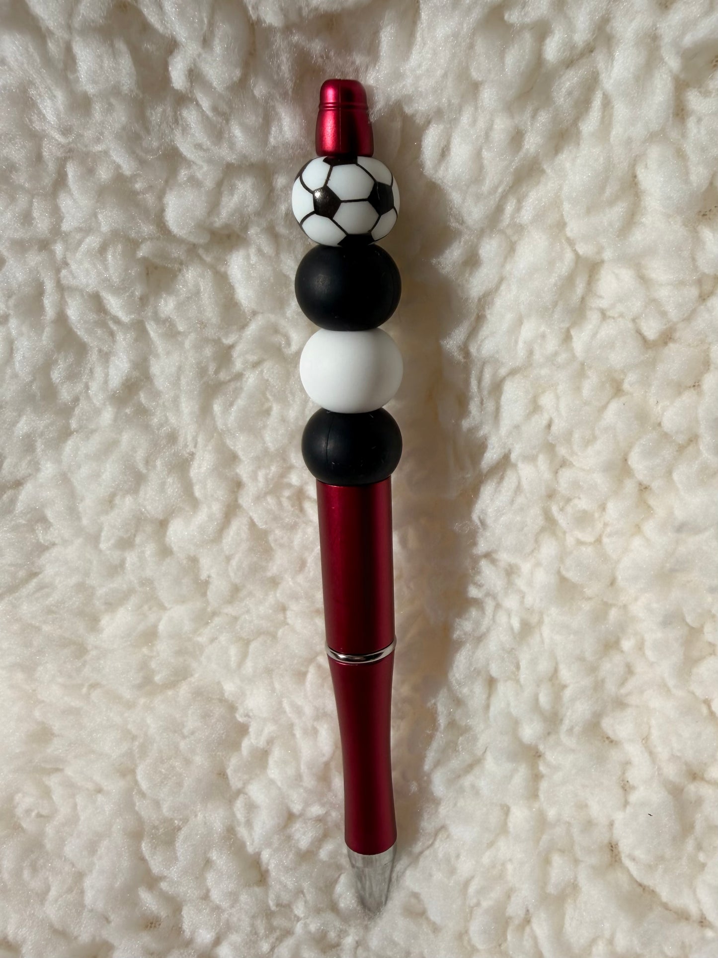 Soccer Beaded Pen