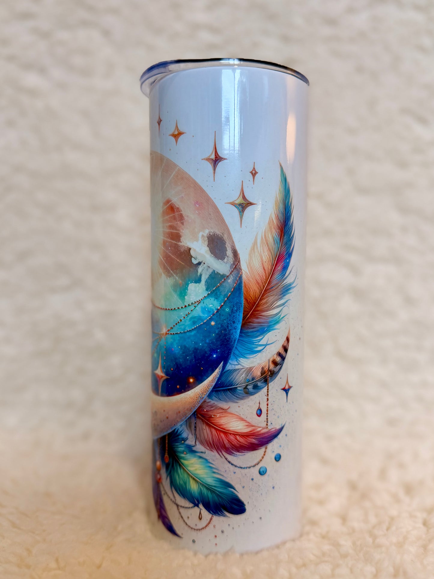 Boho Celestial Moon Tumbler