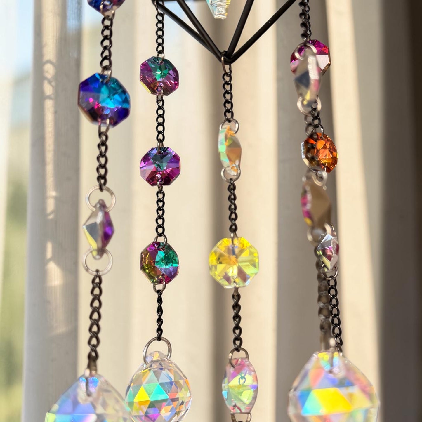 Iridescent Prism Suncatcher