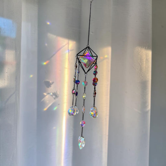 Iridescent Prism Suncatcher