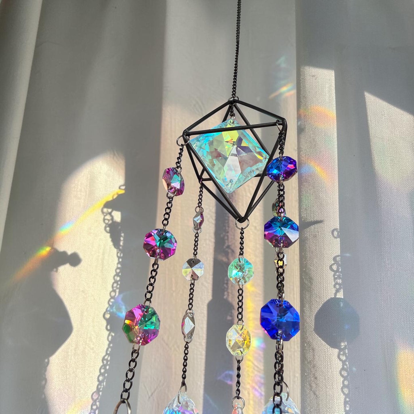 Iridescent Prism Suncatcher