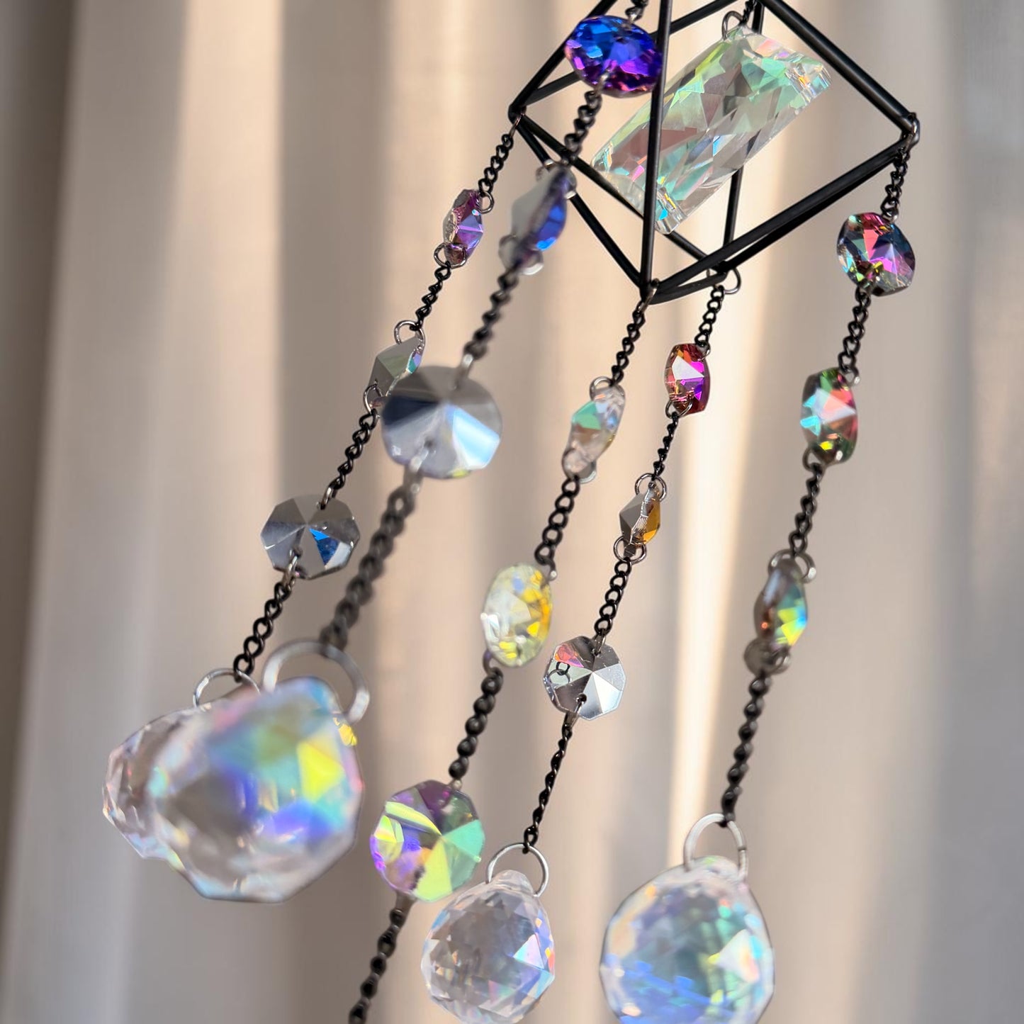 Iridescent Prism Suncatcher