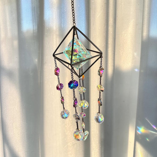Iridescent Prism Suncatcher