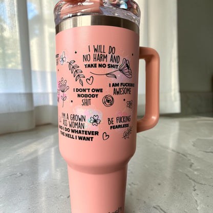 Perfectly Imperfect - Manifest That Shit 40oz Tumbler