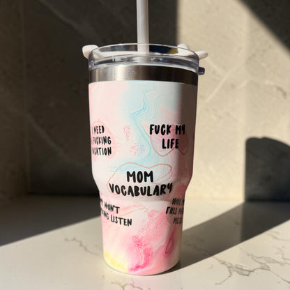 Mum Vocabulary Tumbler