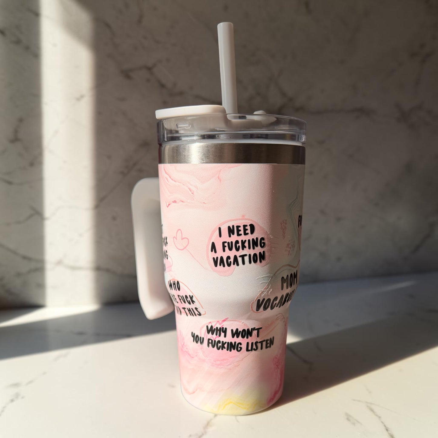 Mum Vocabulary Tumbler