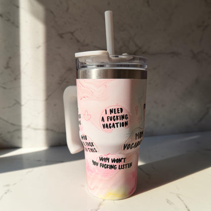 Mum Vocabulary Tumbler